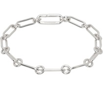 Silver Large Cable Chain Bracelet