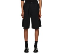 Black Tailoring Shorts