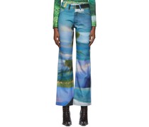 Blue Let The Sea Resound And All That Is In It: Part 2 (Hippocampus) Jeans
