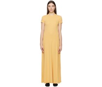 Yellow Fluid Maxi Dress