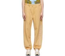 Tan Cotton Lounge Pants