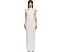 SSENSE Exclusive White Gathered Maxi Dress