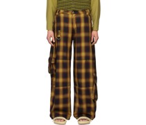 Brown Lawn Trousers