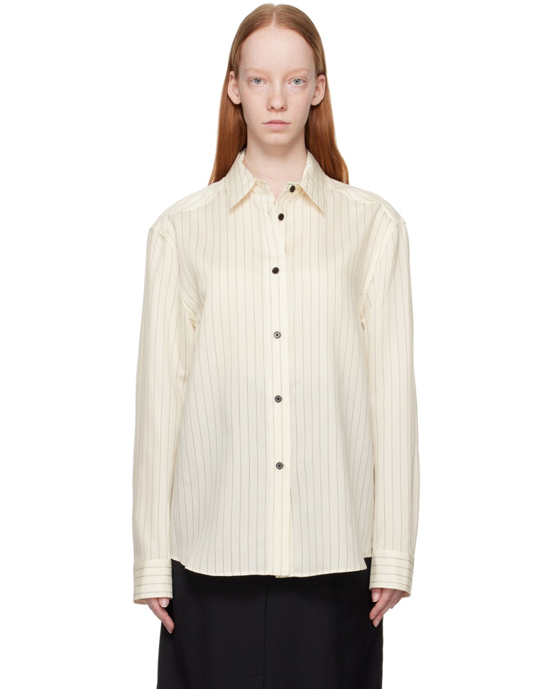 KHAITE Damen Off-White Argo Shirt