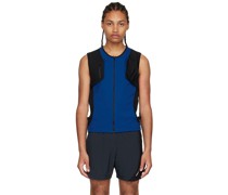 Blue Polyester Vest