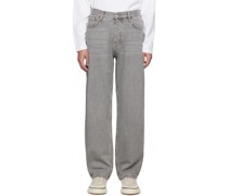 Gray Benz Jeans