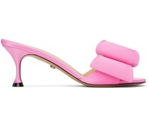 Pink 'Le Cadeau' Satin 65 Heeled Sandals