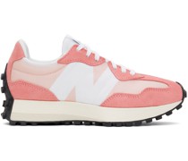 Pink & White 327 Sneakers