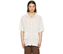 SSENSE Exclusive White & Tan Shirt