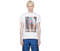 White Graphic Poster T-Shirt