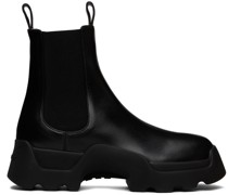 Black Stomp Chelsea Boots
