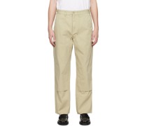Beige Carpenter Trousers