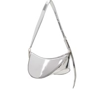 Silver Medium Spiral Curve 01 Bag