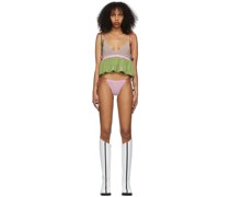 SSENSE Exclusive Green & Pink Lingerie Set