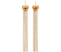 Gold Super Lover Crystal Earrings