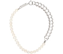 Silver Vintage Pearl Necklace