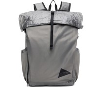 Gray 25L Laminated Backpack