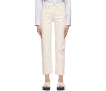 White Rise Jeans