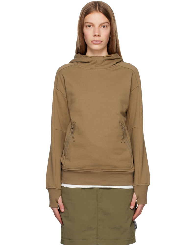 C.P. Company Damen Khaki Goggle Hoodie