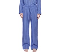 Blue Striped Pyjama Pants