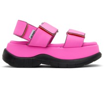 SSENSE Exclusive Pink Low Platform Sandals