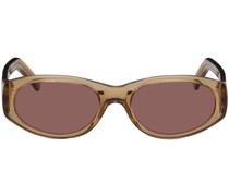 Beige Unwound Sunglasses