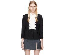 Black Ruffled Jacket