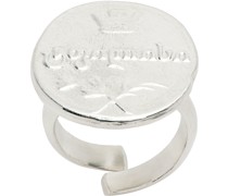 Silver Monetiforme Edition Graphic Ring