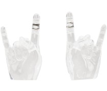 Transparent Midi Rock On Earrings