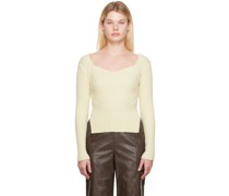 Off-White V-Neck Sweater