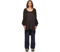 Brown Woolwaterfall Sweater