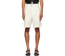 Off-White Pleated Shorts