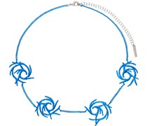 SSENSE Exclusive Blue Mini Coral Twist Necklace