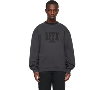 Black Varsity Sweatshirt