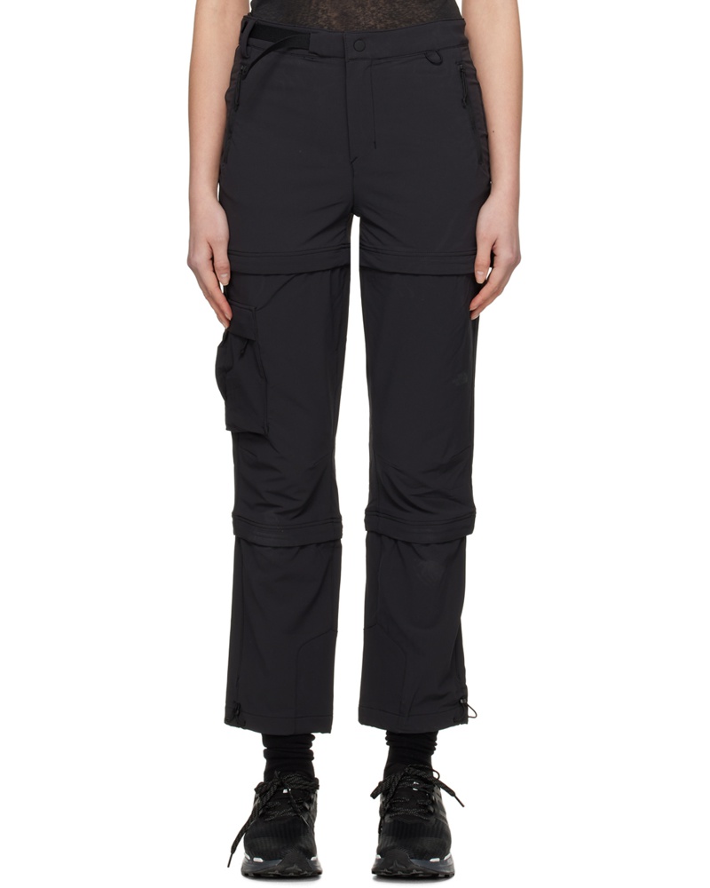 The North Face Damen Black Bridgeway Zip Off Trousers