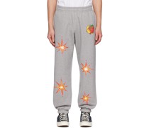 Gray Firework Lounge Pants