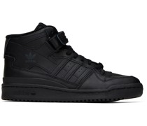 Black Forum Mid Sneakers