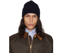 Navy Ribbed Beanie