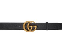 Black GG Marmont Belt