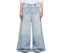 Blue Big Shape Jeans