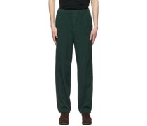 Green Polyester Trousers