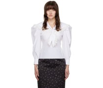 White Sailor Collar Blouse