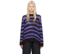 Purple & Black Stripe Sweater