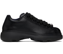 Black Leather Ranger Sneakers