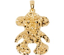 Gold Mini Bear Pendant
