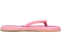 Pink Eight Flip Flops