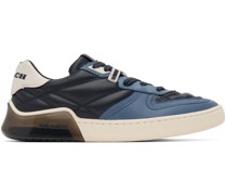 Navy Quilted Citysole Court Sneaker