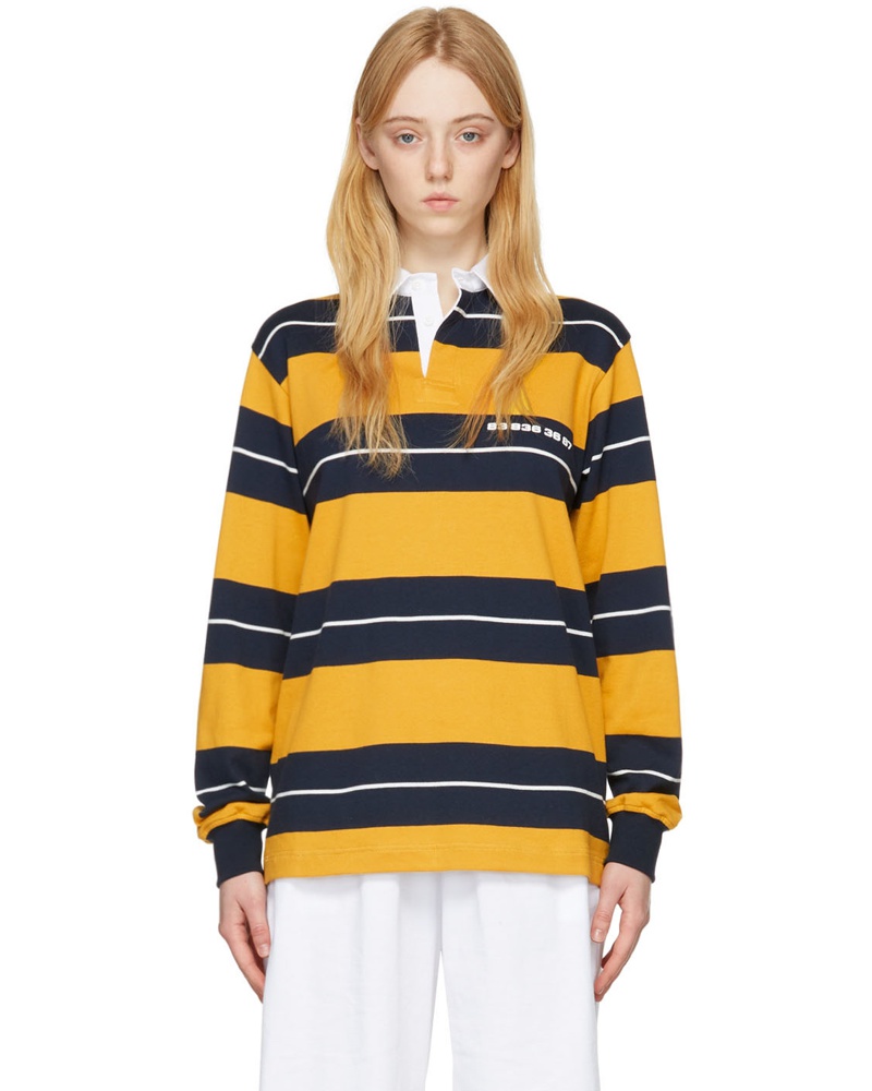 VTMNTS Damen Yellow Number Polo