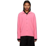 Pink Point Collar Shirt