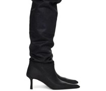 Gray Viola Denim Boots